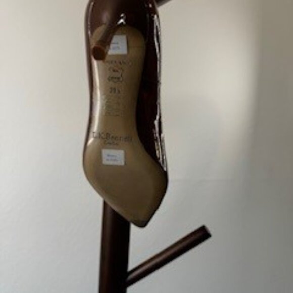 LK Bennett Bianca Court patent leather heels size 8.5 M Taupe - Never worn - Picture 3 of 7